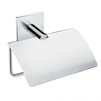 Toalettpappershållare med Lock Duobay Square Krom